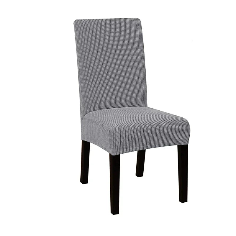 1PC Stretch Dining Chair Covers Polar Fleece Chairs Cover Seat Slipcovers Universal Dust Protector Cover for Hotel Party Banquet