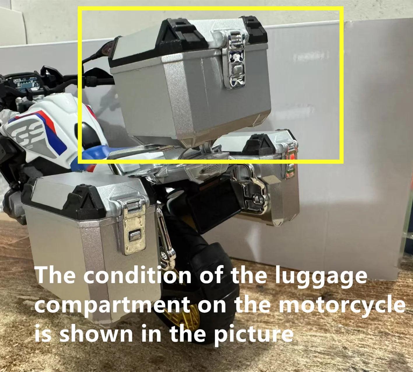 Diecast R1250 GS Adventure Motorcycle Model 1 to 9 Scale