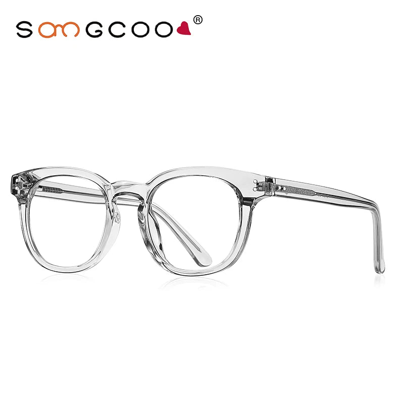 HONGMEI Stylish Square Frame Men and Women Simple Design Anti-blue Light Reading Optica Eyeglasses Myopia Can Be Customized