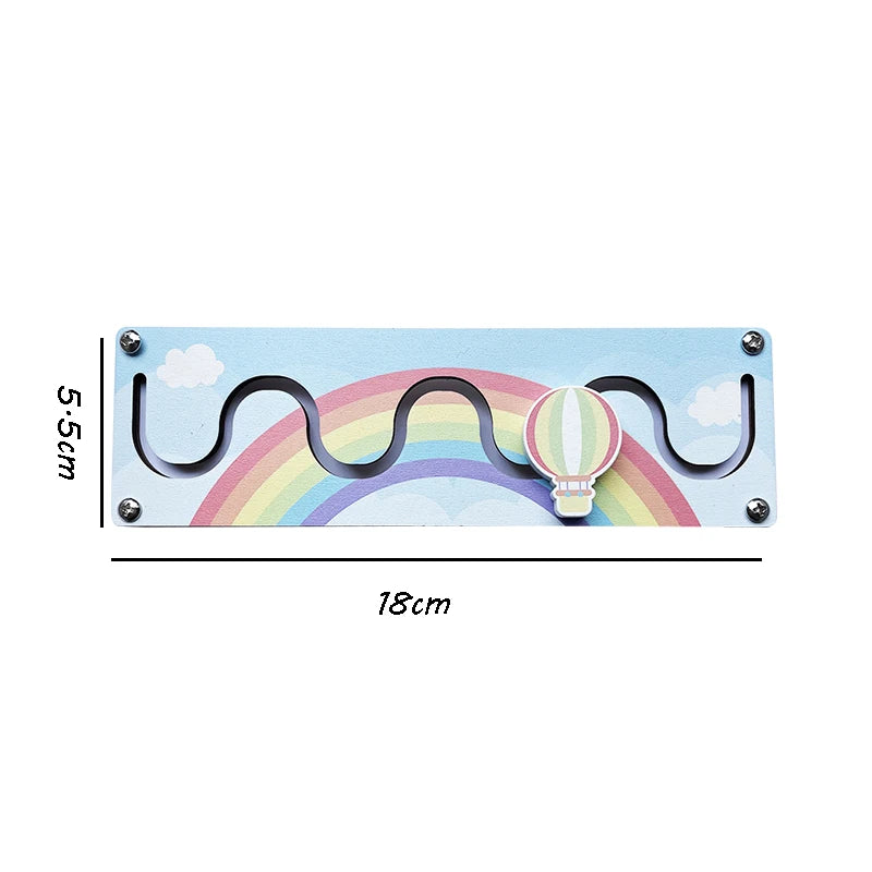 Montessori Busy Board DIY Accessories Wooden Toys Busyboard  Fine Motor Skills Activity Board Educational Toys for