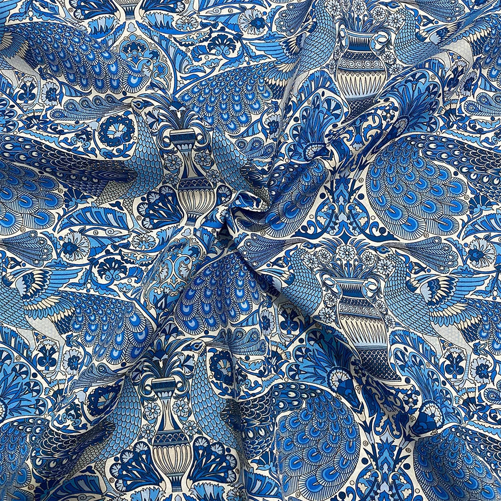 1/2/5M 80s 100%Cotton Poplin Print Liberty copy Oscars tana lawn cotton Fabric DIY handmade Sewing Dress Clothing Designer cloth