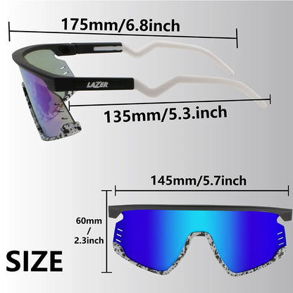 Sports Sunglasses for Men Women Cycling Glasses Baseball Goggles UV Protection for Running MTB Softball