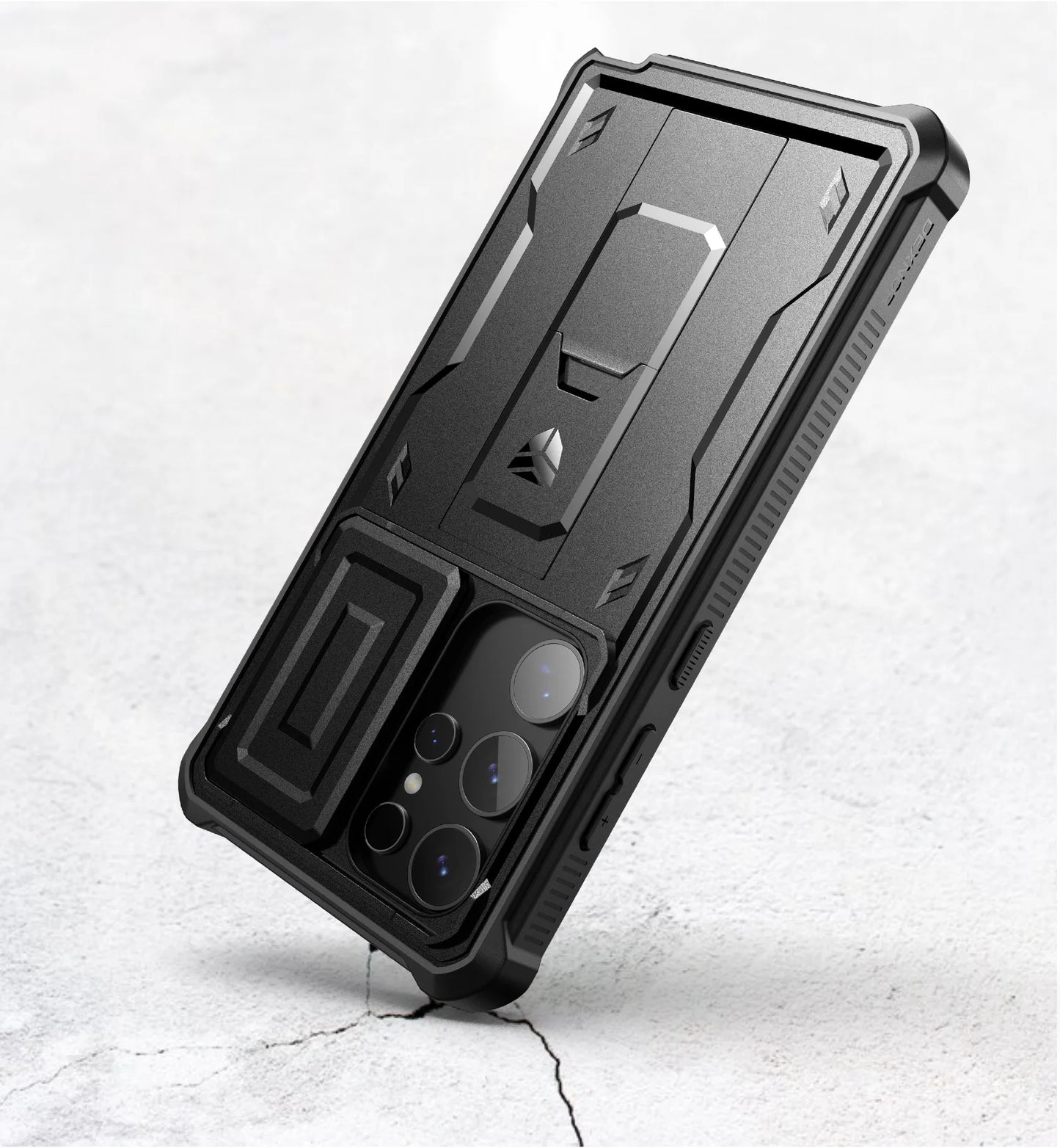 For Samsung Galaxy S24 Ultra 6.8 inch 2024 Case Full Body Rugged Case with Camera Cover & Built-in Screen Protector Kickstand