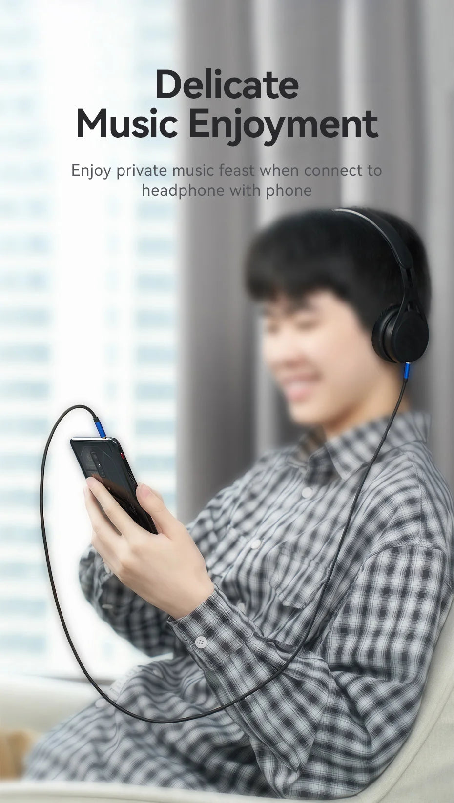 Aux Cable 3.5MM Jack Male to Male 3.5mm Audio Cable Jack for JBL Headphones Xiaomi Oneplus Speaker Cable Car Aux Cord