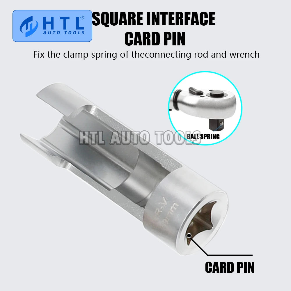 14Pcs/set 8mm To 22mm 3/8" 1/2" Fuel Line Socket Wrench Union Nut Socket Open Oil Pipe Removal Sleeve Car Repairing Tools