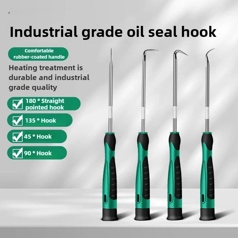Car Auto Vehicle Oil Seal Screwdrivers Set O-Ring Seal Gasket Puller Remover Pick Hooks Tools Sealing Repair Tools 16cm 4Pcs