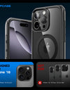 For iPhone 16 Pro Case with Camera Control Capture Button UB Mag Stand Series Slim Protective Magnetic Phone Case