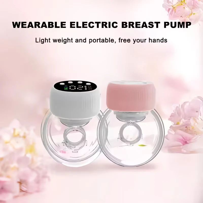 Wearable Breast Pump Hands-free Electric Automatic Milking Machine Hands-free Portable Rechargeable Breast Milk Collector