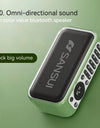 Portable Stereo Bass Bluetooth Speaker SANSUI F35 Vintage Bluetooth Speaker Mini Plug in Walkman Music Player Supports FM/TF/AUX