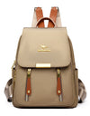 Zipper Oxford Fashion Women's Backpack Versatile Commuting Large Capacity Soft Female Back Pack