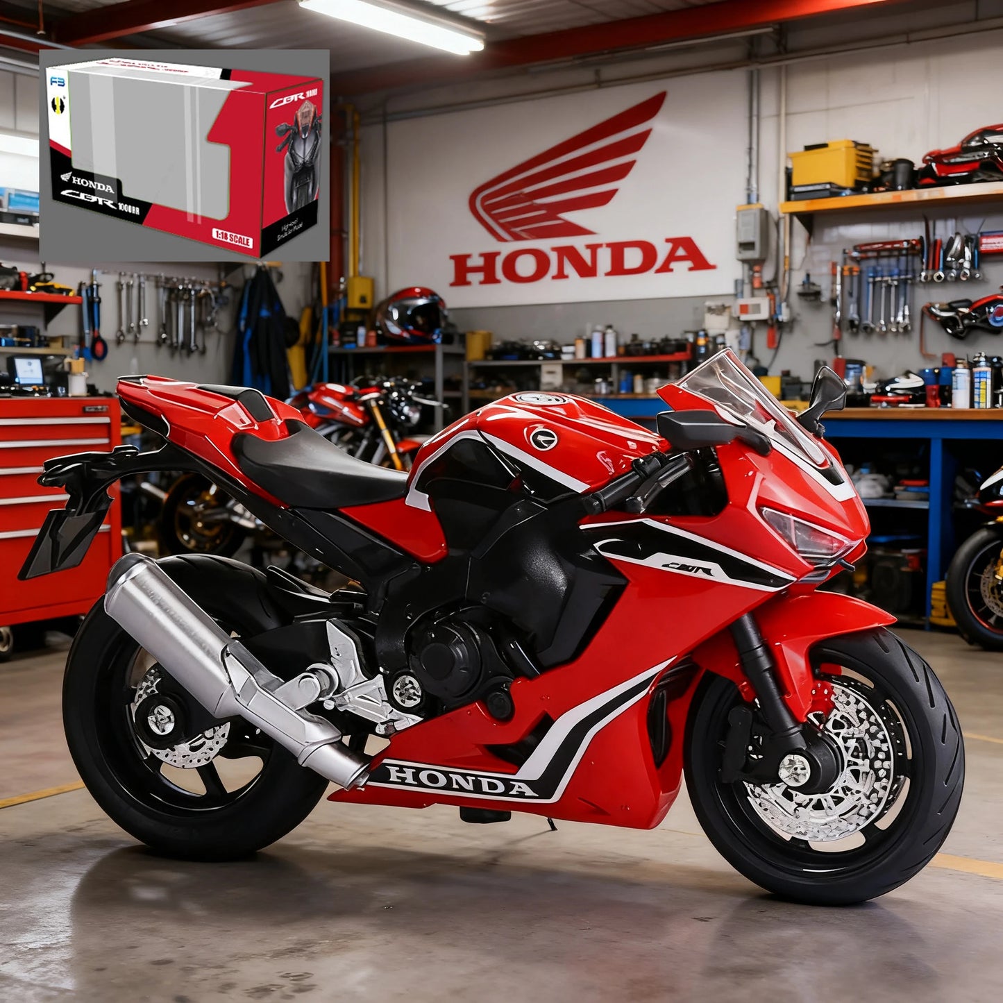 1/18 Suzuki Hayabusa GSX1000R YZF-R1 Motorcycle Model Toy Vehicle Collection Autobike Shork-Absorber Off Road Autocycle Toys Car