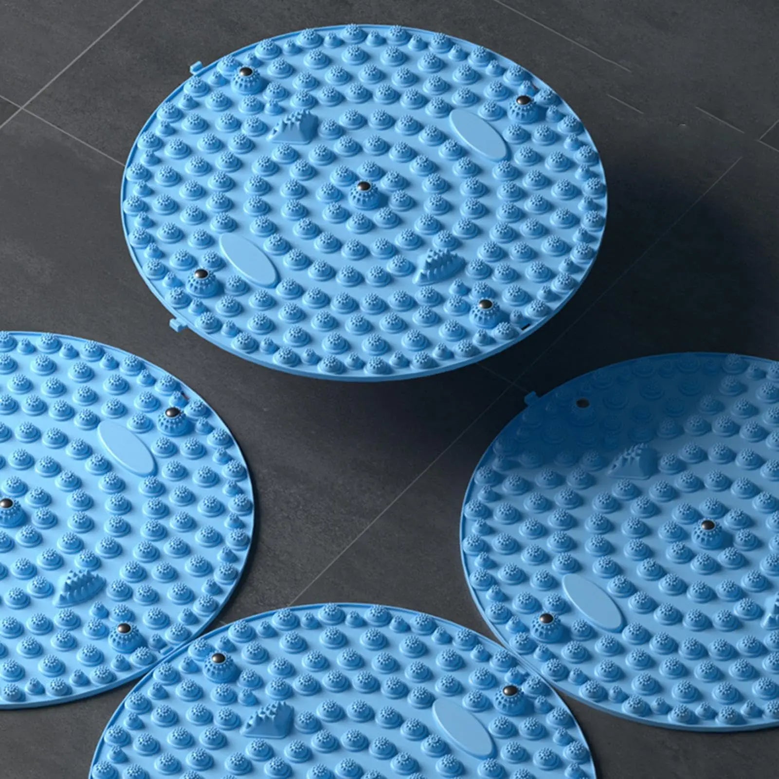 Foot Massage Pad Finger Pressure Board Foot Step Through The Meridian Jogging Massage Pad Muscle Relax Exercise Mat Fitness Peda