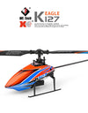 WLtoys XKS RC Helicopters K127 6-Aixs Gyroscope 2.4G 4CH Single Blade Propellor Gyro Mini RC Helicotper for Gift RC Toy V911
