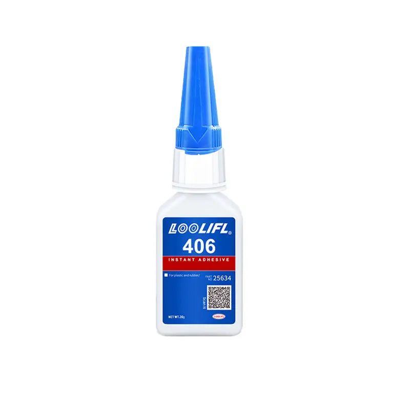 1-3pcs 406 Super Glue 20ML Instant Quick-drying Cyanoacrylate Adhesive Leather Rubber Wood Metal Strong Bond Liquid Glue Tool