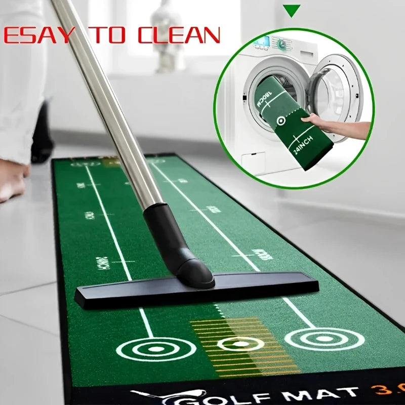 50X300CM Golf Putting Green Mat Indoor Equipment For Home Office Mini Training Practice Durable Hitting Garden Aid For Outdoor