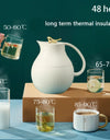 950ml Retro Insulated Flask Kettle Vacuum Thermal Water Coffee Carafe Household Portable Tea Pot Hot Water Bottle