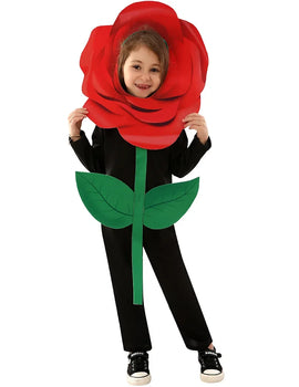 carnival plant party dress rose flower Valentine's Day cos