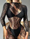 Hollow Bodystocking Erotic Baby doll Teddies Costumes Lingerie Erotic Mesh Fishnet Bodysuit Crotchless Body Stockings