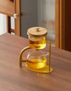 Automatic Glass Teapot Set,  Diversion, Rotating, Lazy Kungfu, Drinking, 1 Set