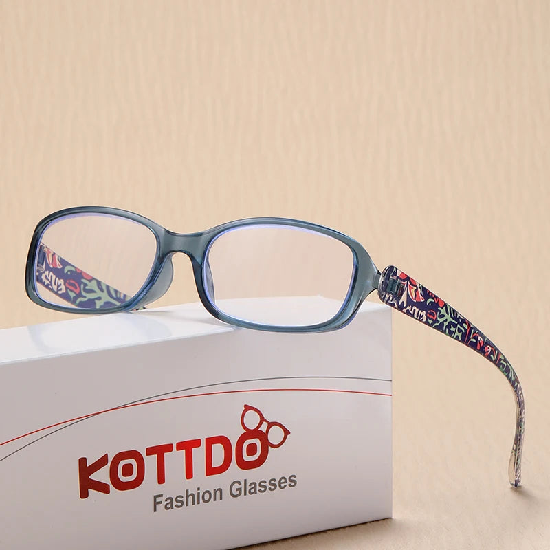 Reading Glasses Women Full Frame Printed Retro Anti Blue Light Presbyopia Hyperopia Read Eyewear +1.0 +2.0 +3.0 +4.0