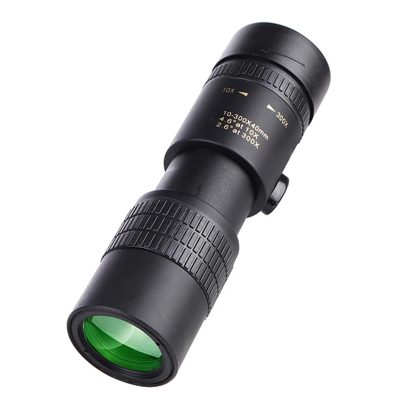 Outdoor 300X40 Zoom Len Spin Monoculars Professional Long Range Telescope Mobile Phone Photo Binoculars