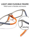 Ultralight Anti Blue Ray Reading Glasses TR90 Bendable Sport Computer Presbyopia Eyewear For Women Men Diopter +1.0 to 4