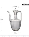 500ml Imitation Song High Borosilicate Glass Teapot Heat Resistance Tea Brewing Glass Tea Pot Traditional Kung Fu Tea Set