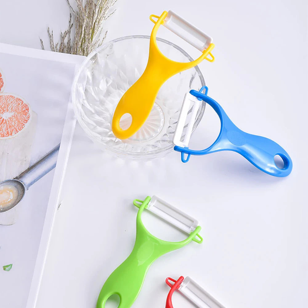 Ceramic Fruit Peeler Home Kitchen Multi-Function Planer Household Apple Peeler Potato Peeler Vegetable Portable Peeling Tool