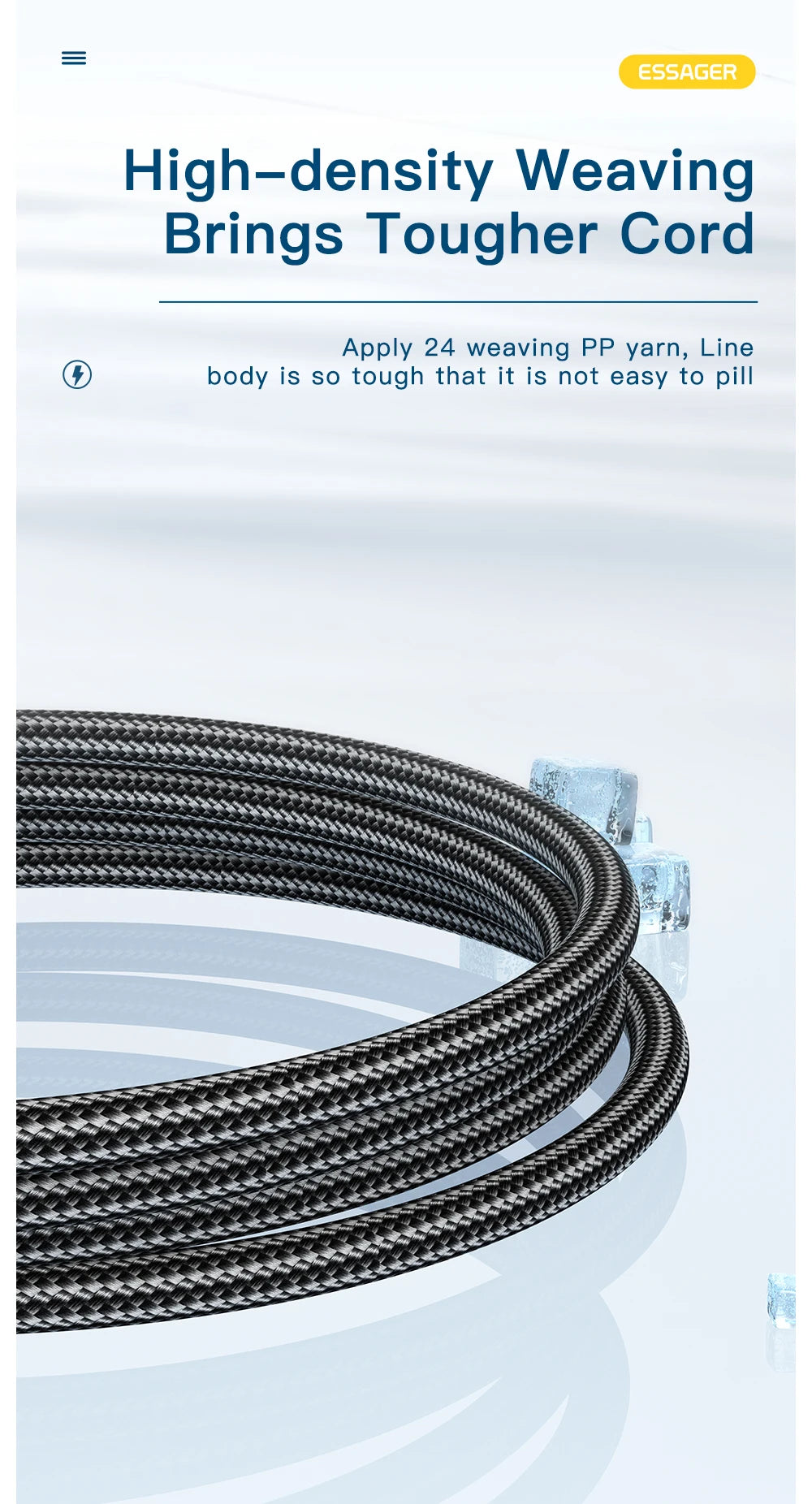 120W USB-A to Type-C Super Fast Charging Cable (6A)