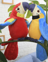Parrot Talking Electronic Speaking Record Repeats Cute Soft Stuffed Animal Bird Doll Children Kids Baby Gift