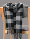 Classic lattice men soft shawl plaid scarves shawl wraps shawl neckerchief headband muffler