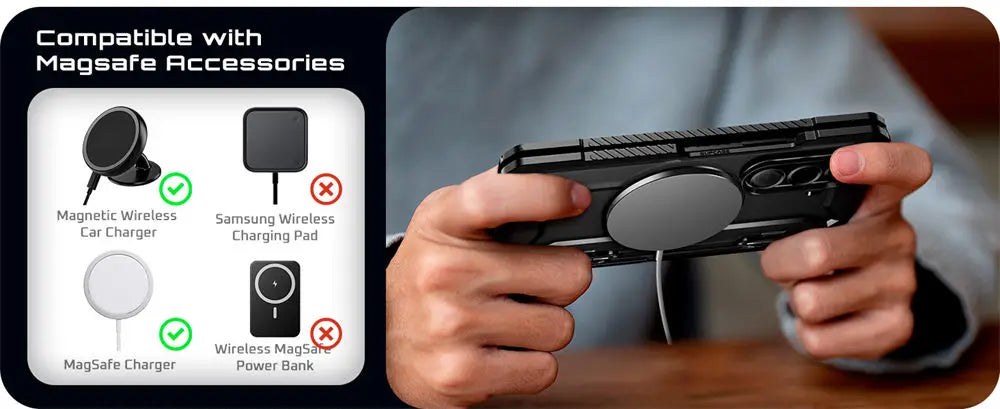 For Samsung Galaxy Z Fold 7 Case UB Grip Anti-Scratch Heavy Duty Rugged  Phone Case with Screen Protector