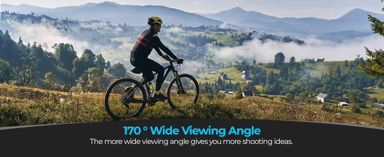 4K WiFi Sports Action Camera Mini Waterproof DV Camcorder Outdoor Sport Bicycle Helmet Video Recording Cam with Remote Control