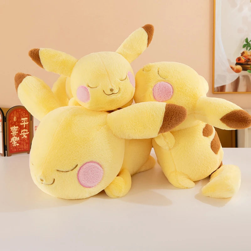 40/70cm Cartoon Large Pikachu Pillow Pokemon Plush Toys Doll Cute Pokémon Ornament Stuffed Plushie Pikachued Gift for Children