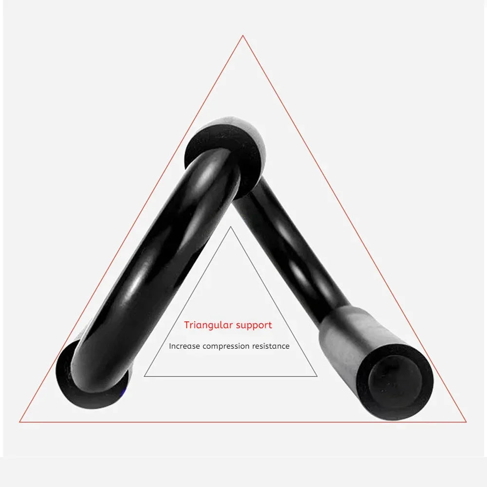 2 Pcs/set Push Up Handle Bracket Bars S Shape Portable Multifunctional Convenient Strength Exercise Fitness Exercise At Home Gym