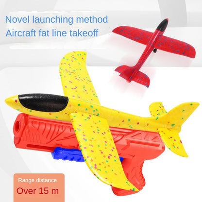 Foam aircraft launcher epp foam aircraft glider player catapult children catapult weapons aircraft shooting game toys