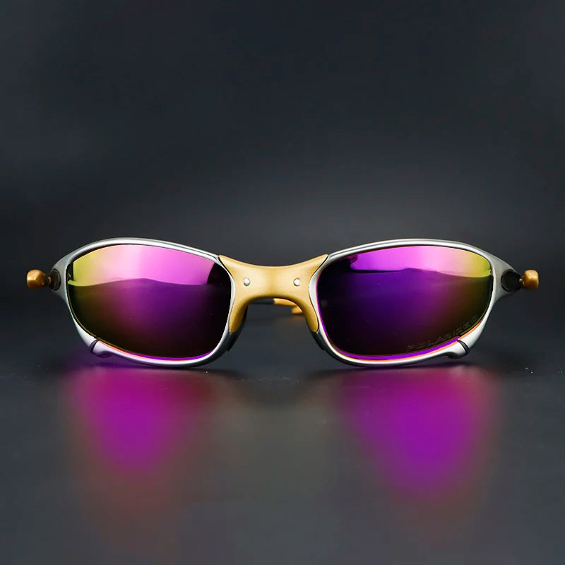 Polarized Metal Cycling Sunglasses UV400 Riding Eyewear