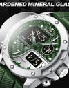 TPU Strap Sports Quartz Wristwatch Mele Waterproof Military Digital Clock