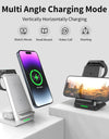 3 In 1 Wireless Charger Pad Stand Mobile Phone Chargers Fast Charging Dock Station For iPhone 14 13 Apple Watch IWatch AirPods