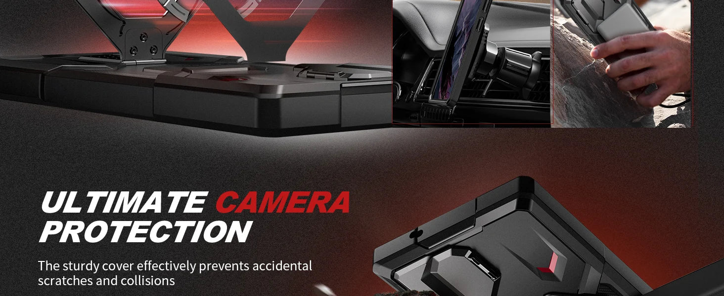 Stand for Samsung Galaxy S25 Ultra Case Compatible with Magsafe 2 Front Frames & Camera Cover Screen Protector