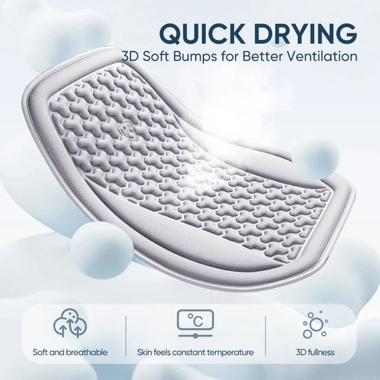 Universal 3D Breathable Car Seat Cover Front Rear Seat Cushion