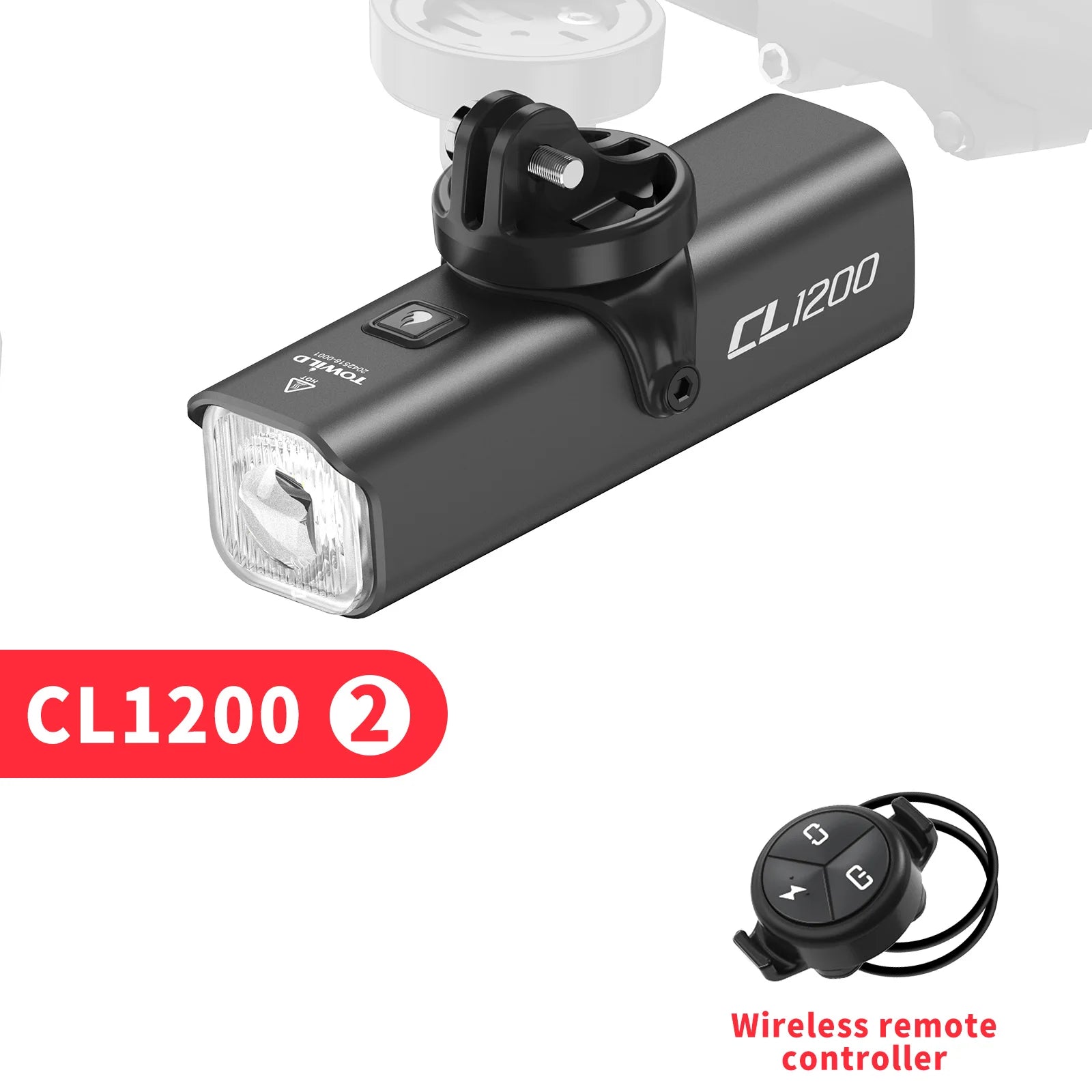 CL1200 Bicycle Light With Cut-off Line Beam 1200LM Rechargeable 5000mAh Led Bike Front Lights IPX6 MTB Cycling Headlights