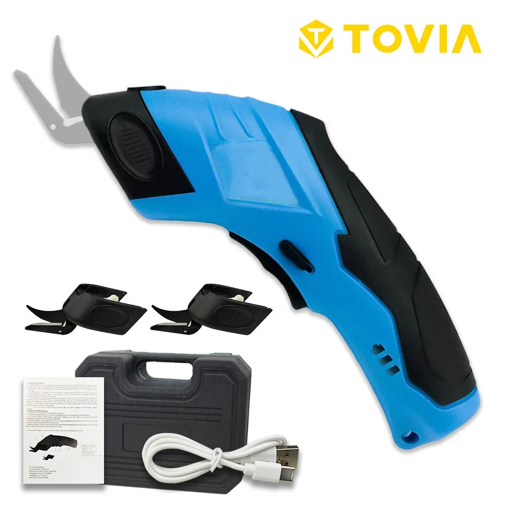 Cordless Electric Tailoring Scissors USB Charging Suitable for Cutting Cotton Fabric/leather/cloth and Other Materials