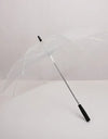 Creative Transparent Umbrella with LED Light Luminous Personality Fashion Umbrella for Boys and Girls Location Shooting Supplies