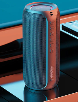 Portable Bluetooth Speaker, IPX5 Waterproof, Powerful Sound Box, Outdoor Stereo Bass, Music Track Speaker, 20W