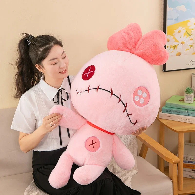 Oversize 100cm Disney Stitch Little Monster Friends Plush Toys Scrump Cartoon Soft Stuffed Dolls Plush Pillow Kids Birthday Gift