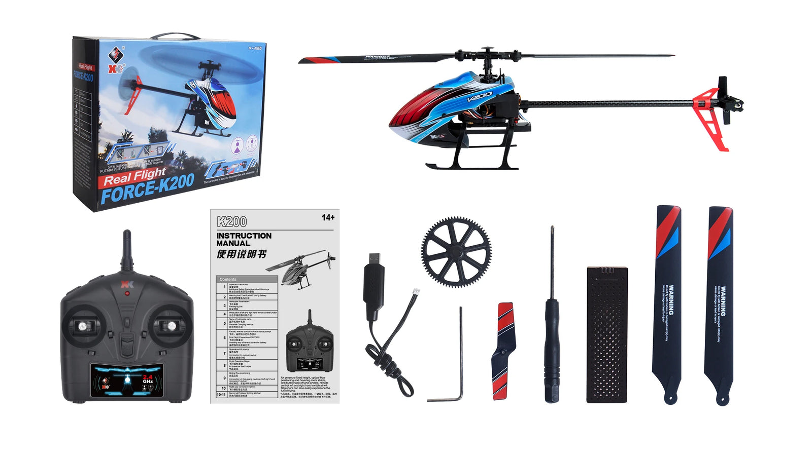 WLtoys XKS RC Helicopters K127 6-Aixs Gyroscope 2.4G 4CH Single Blade Propellor Gyro Mini RC Helicotper for Gift RC Toy V911