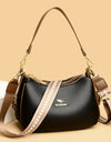 Cowhide Crossbody Bag  Straps Tote Lady Shoulder Bags Leather Messenger Bag