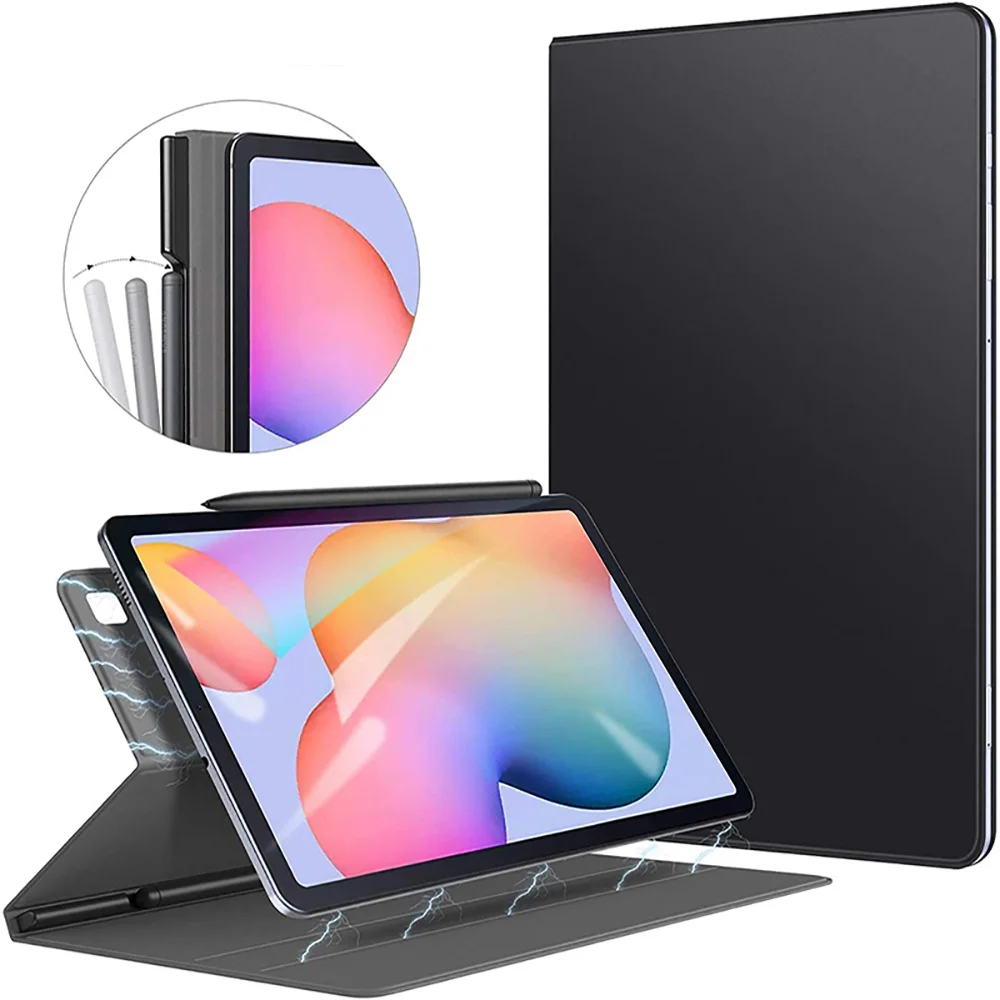 Tablet Case for Samsung Galaxy Tab S6 Lite 10.4in Smart Magnetic Cover for Galaxy S7/S8/S9 11in Plus 12.4in S8/S9 Ultra 14.6in