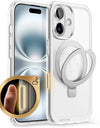 For iPhone 16 Case with Camera Control Capture Button UB Mag Stand Series Shockproof Protective Magnetic Phone Case